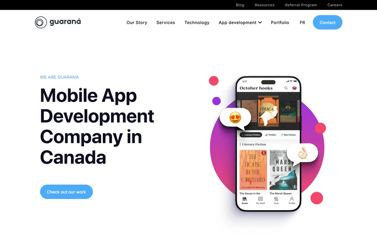 Guarana Technologies mobile app development company in Canada