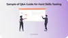 Sample of Q&A guide - hard skills testing of Angular developer