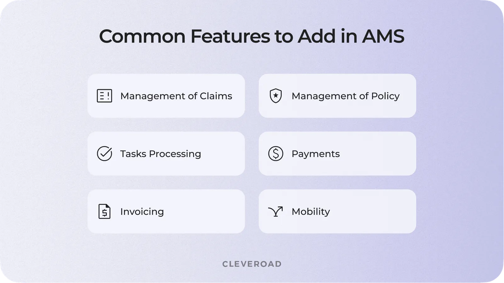 Common features to Add in AMS