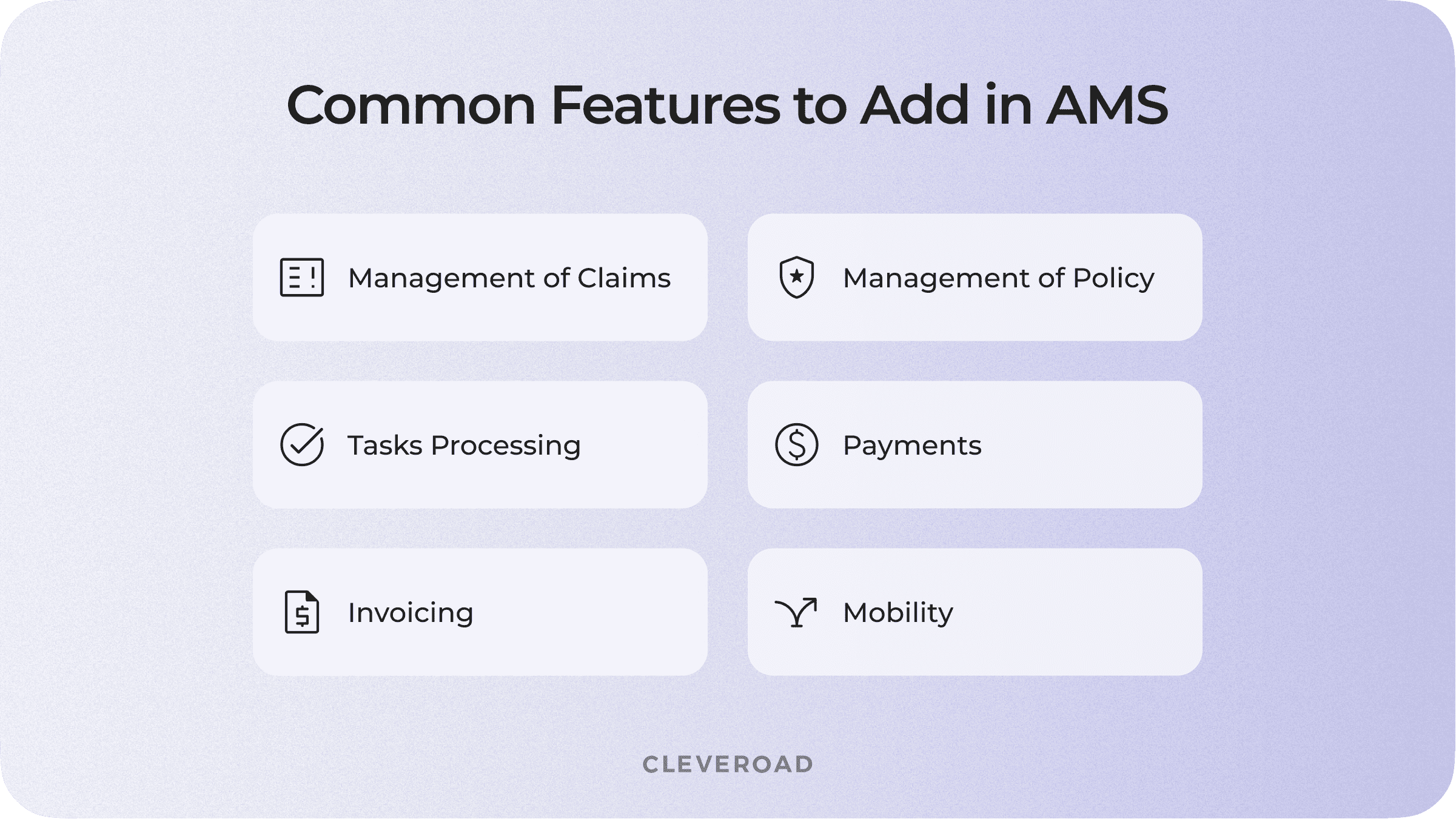 Common features to Add in AMS