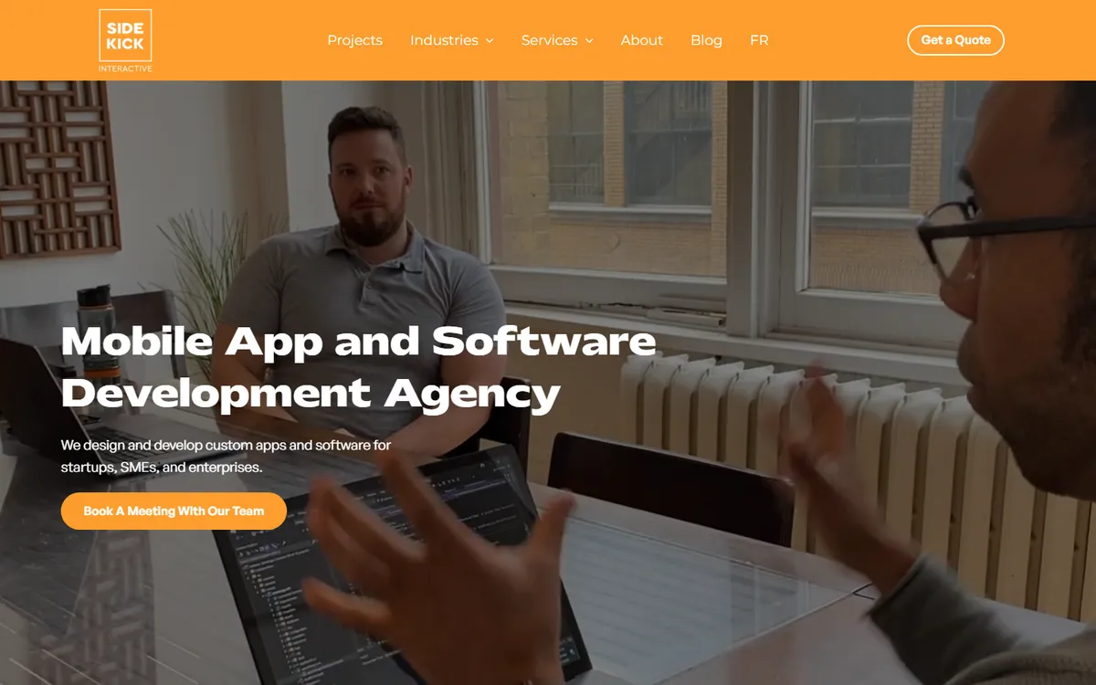 Sidekick Interactive mobile app development company in Canada