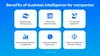 Benefits of business intelligence for companies