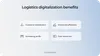 Benefits of digitilizing logistics