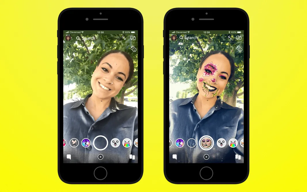 Add lenses feature to create an app like Snapchat