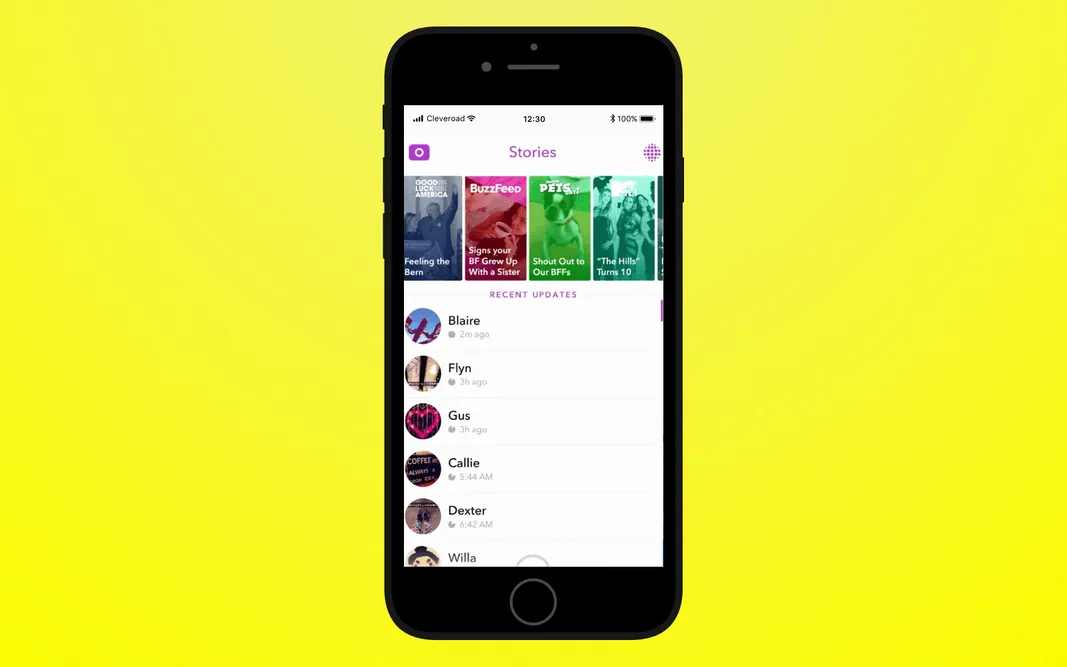 Add story feature to create an app like Snapchat