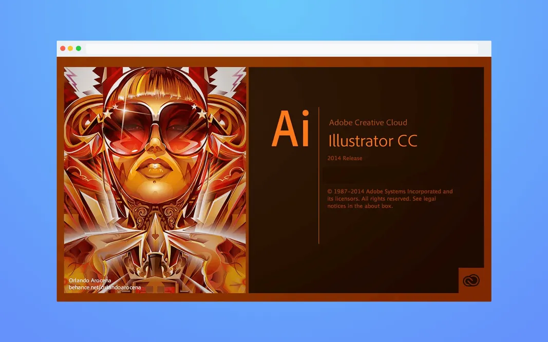 Adobe splash screen