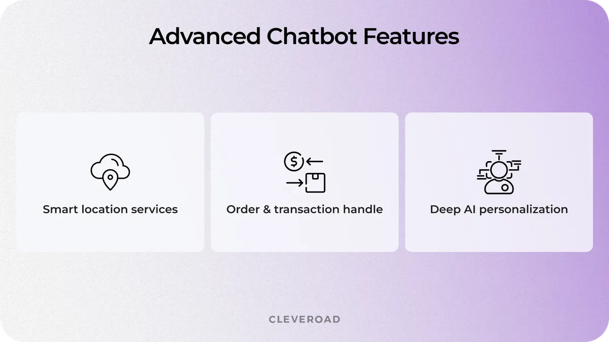 Advanced chatbot development functionality
