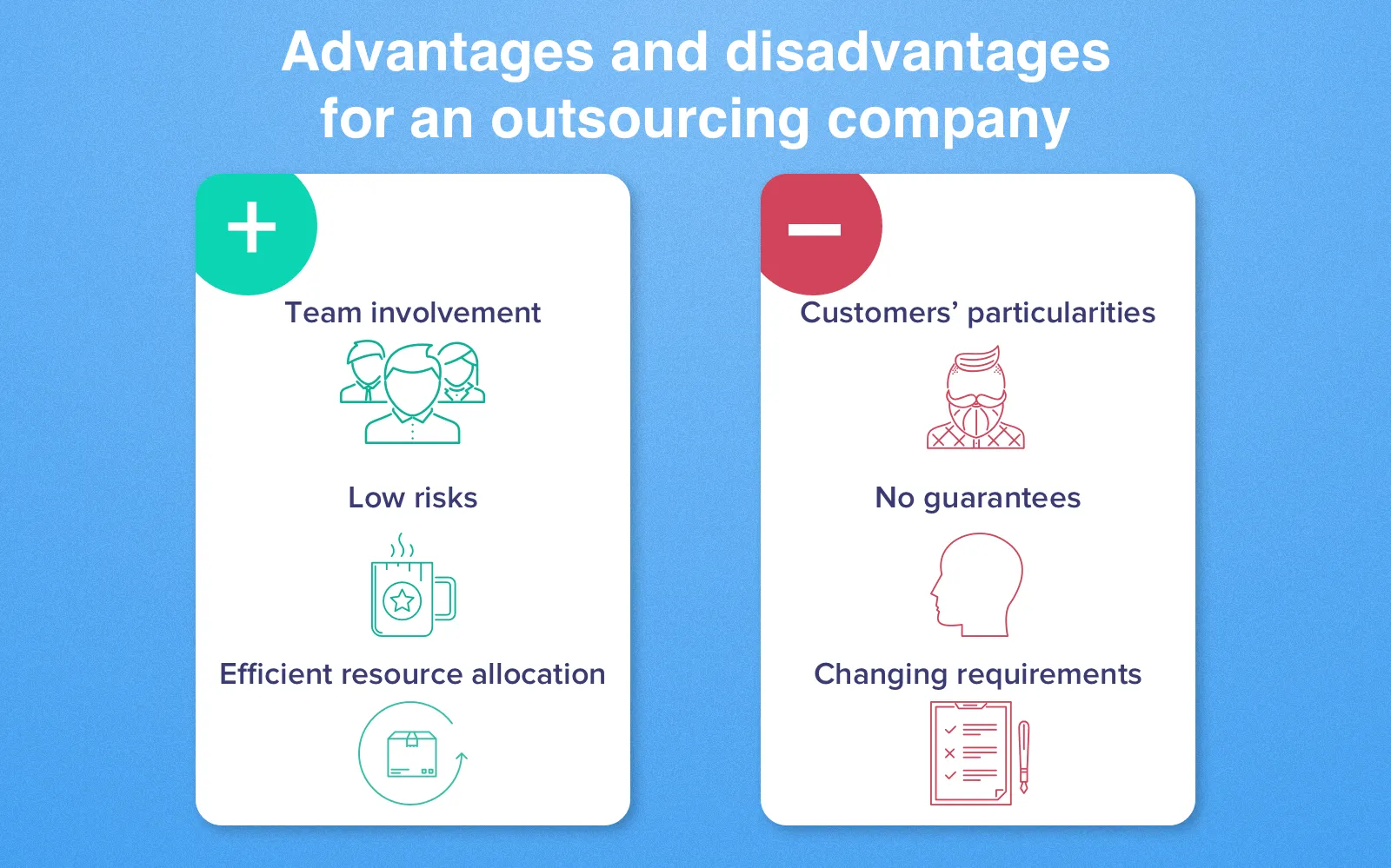 advantages and disadvantages for a company