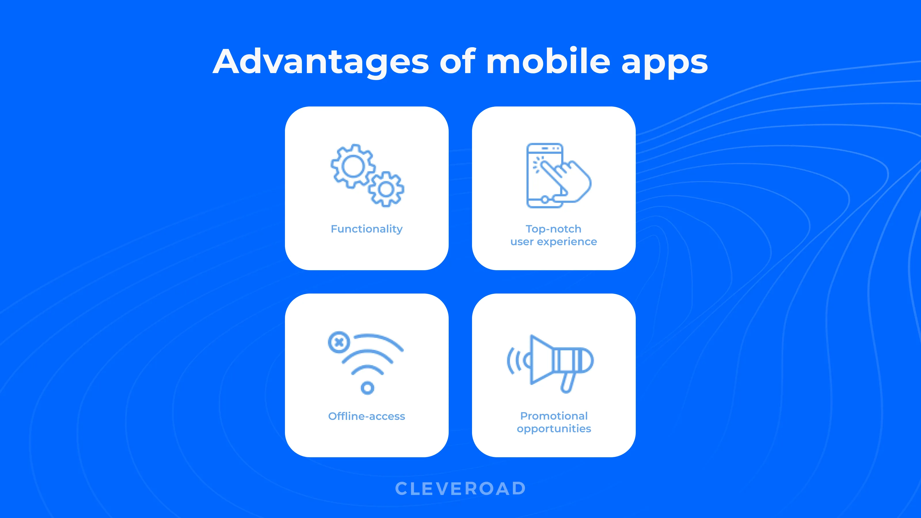 Advantages of mobile applications