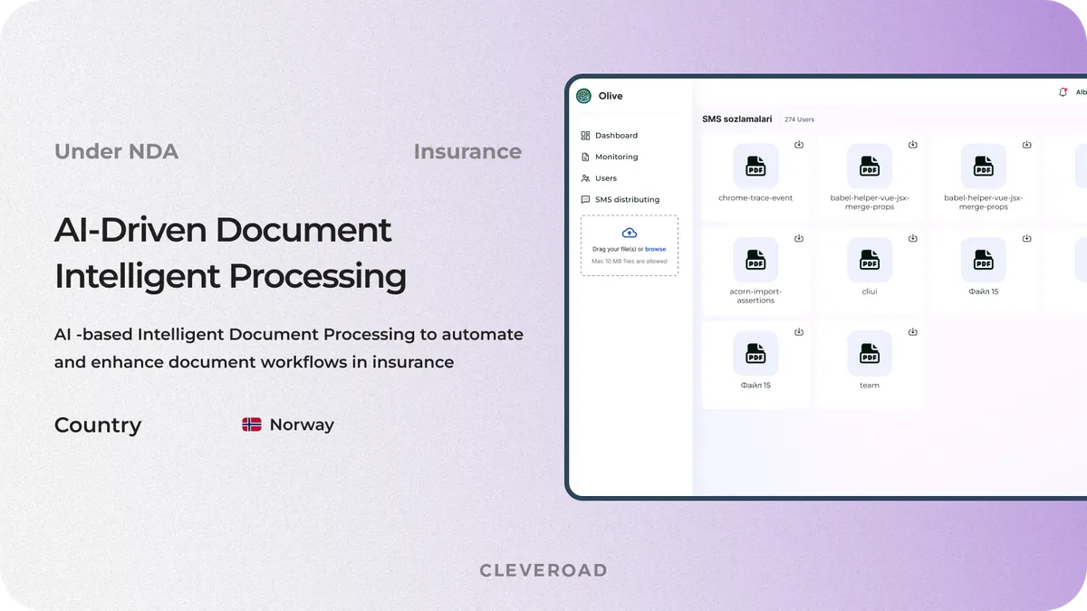 AI-driven document intelligence by Cleveroad
