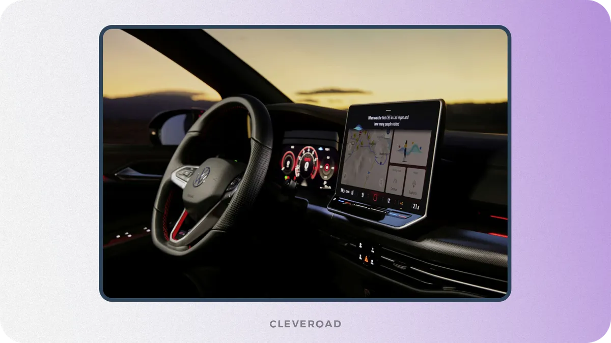 AI IDA in‑car voice assistant