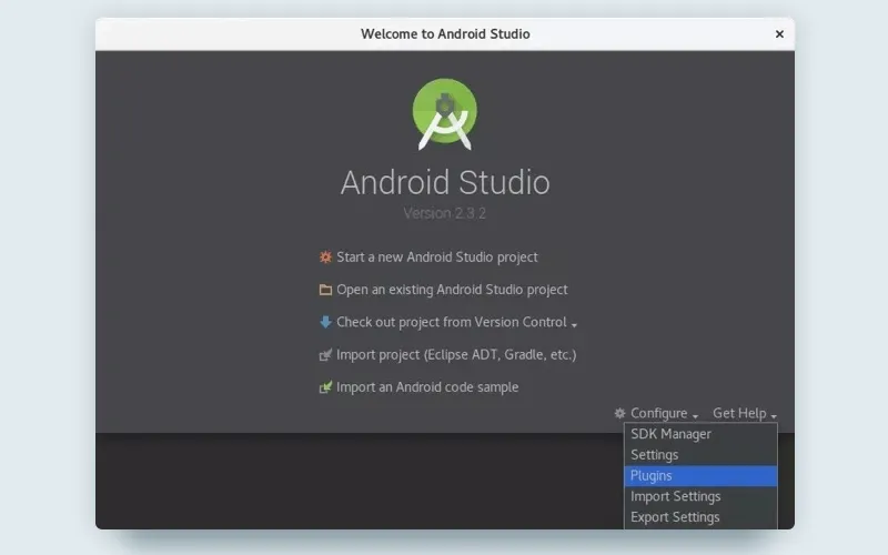 Android Studio with Kotlin: Install plugin