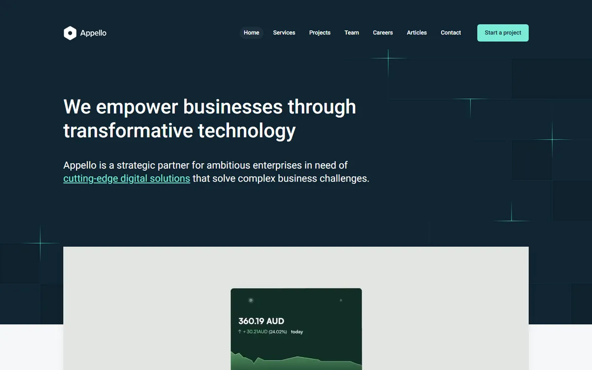 Appello as a CA cross platform software development vendor