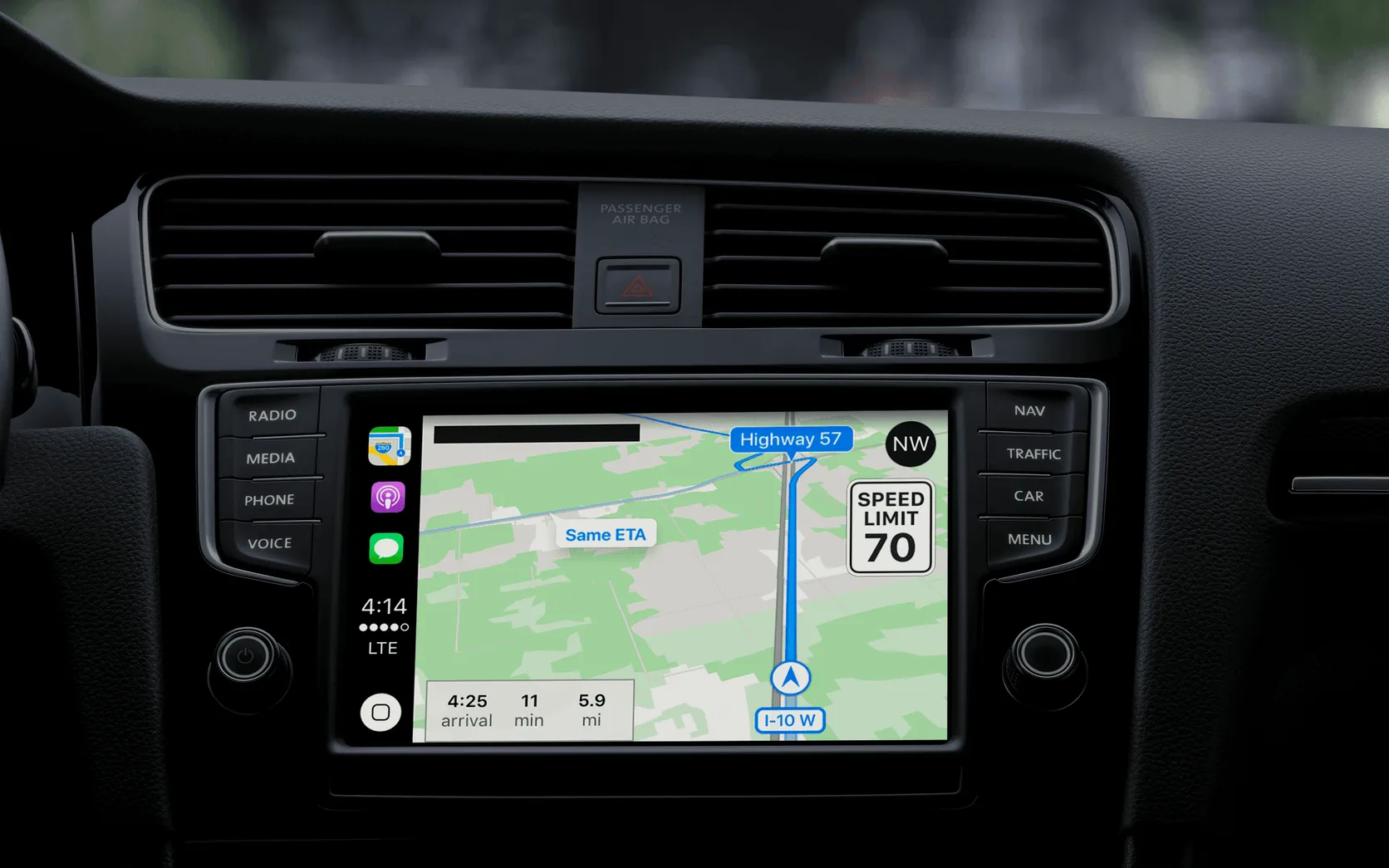 Apple Maps on CarPlay