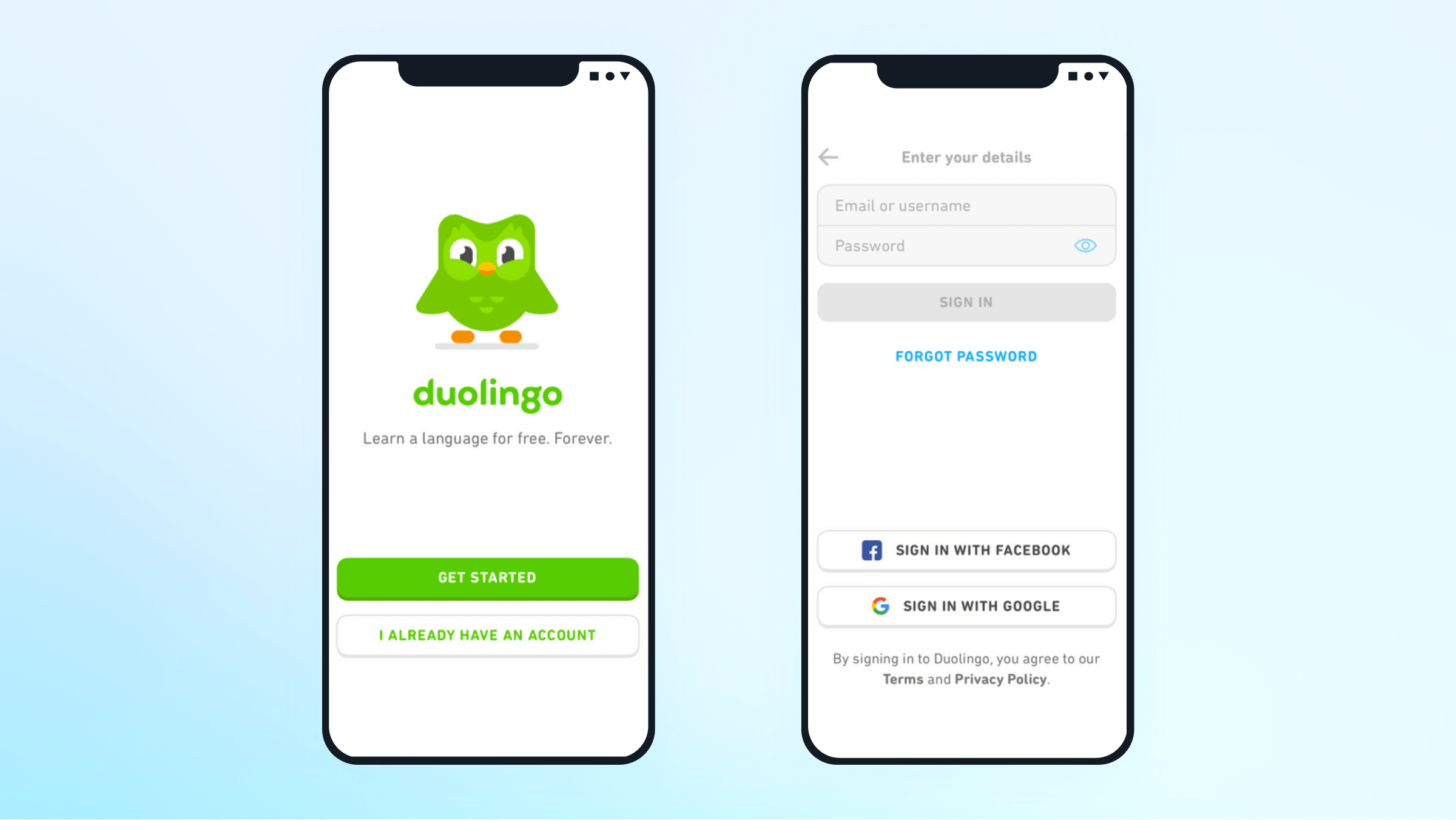 Duolingo registration