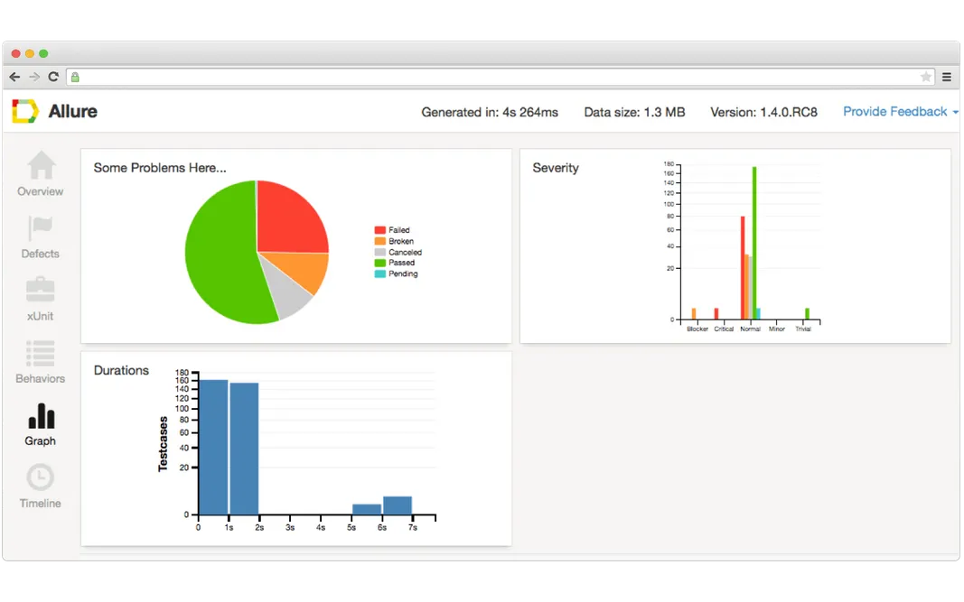 Allure for test automation
