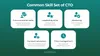 common skillset of CTO