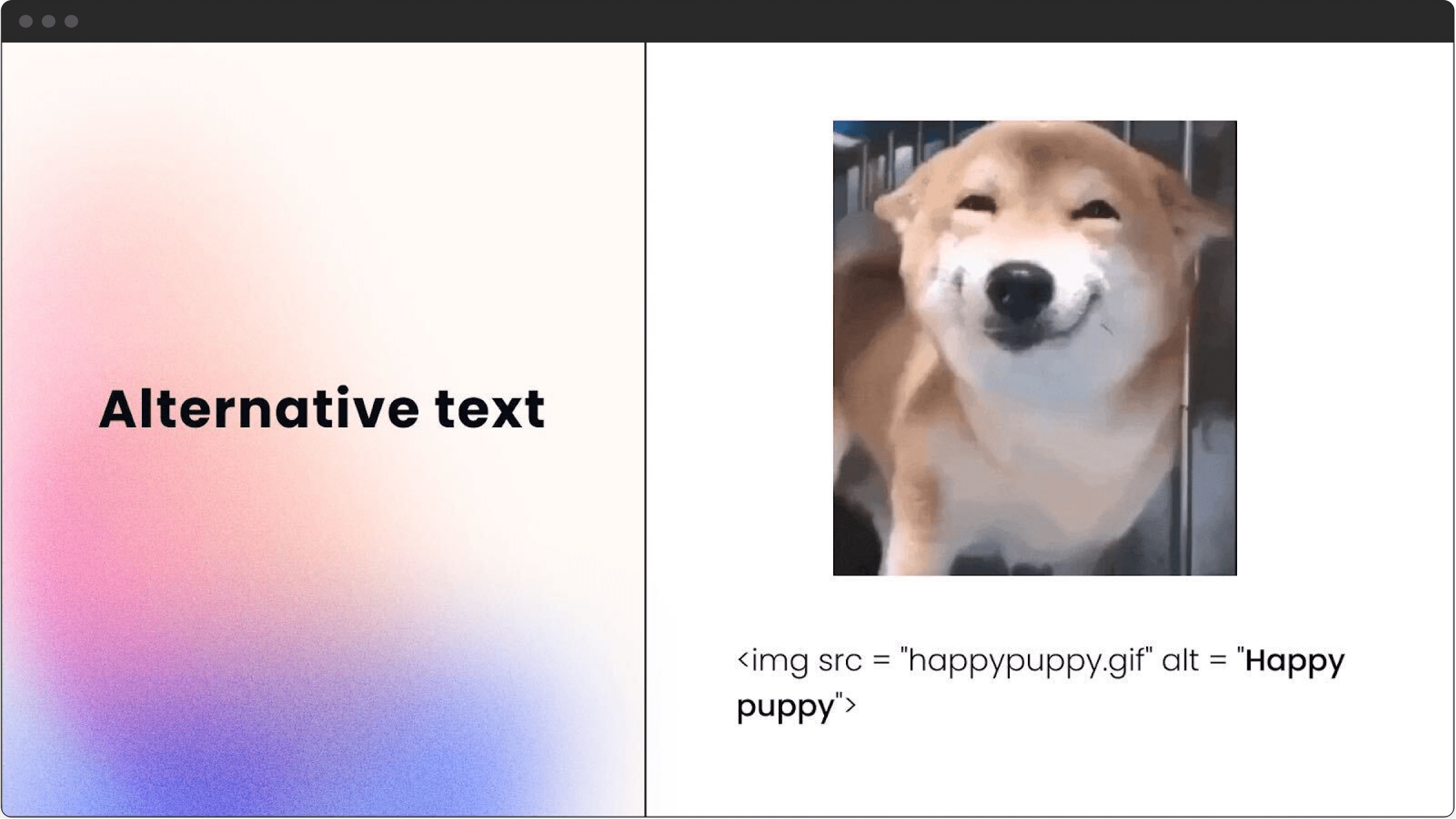 Alternative text