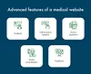 Medical website development: Advanced features