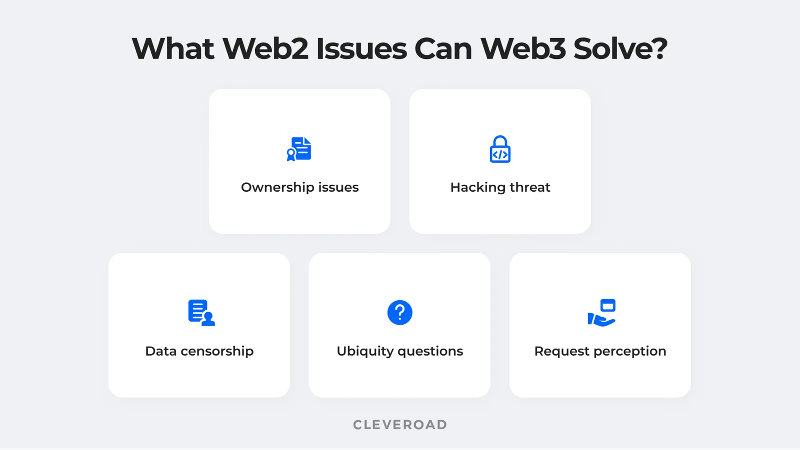 Web2 issues to solve by Web3