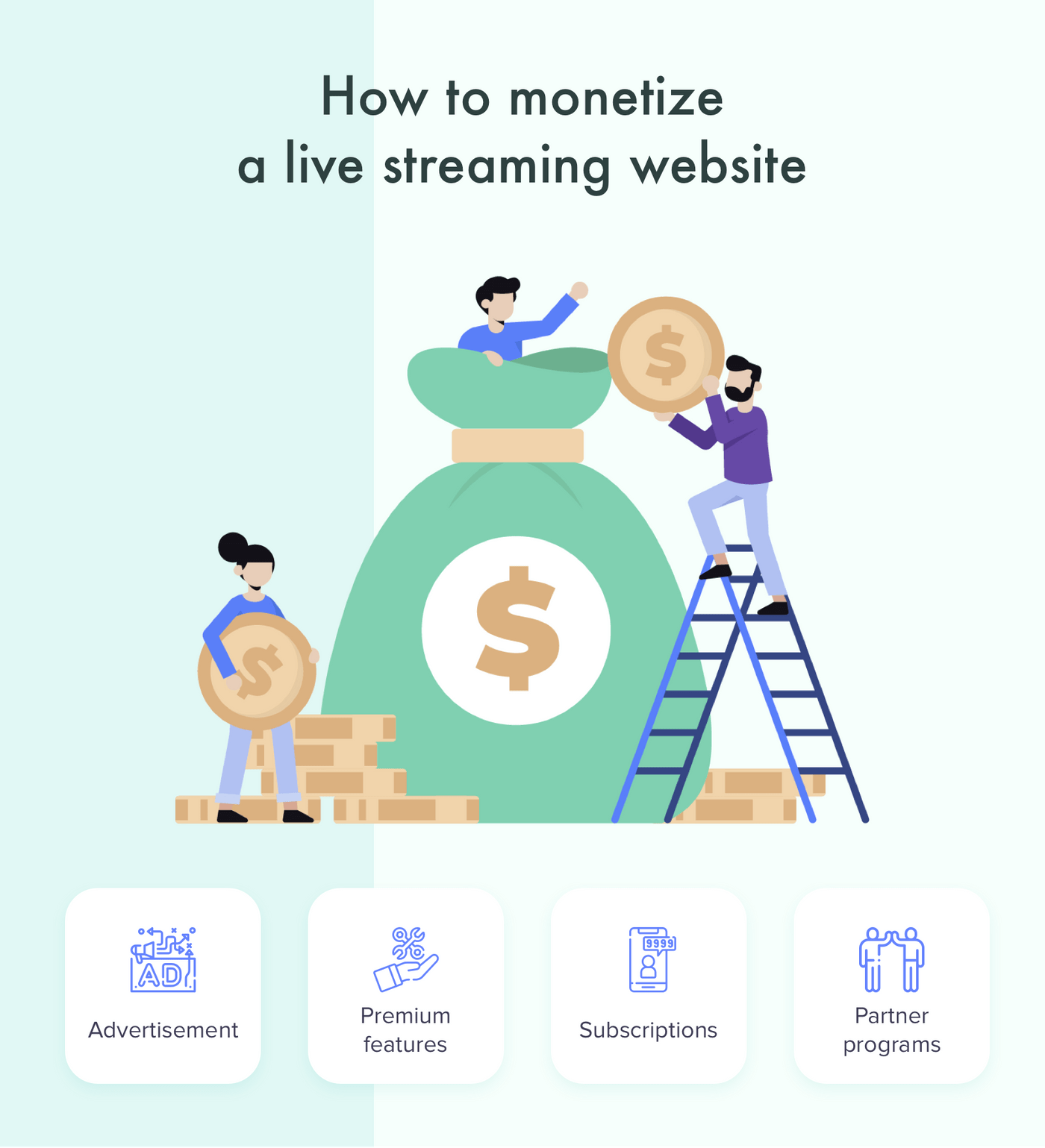 How to get revenue from a live streaming website