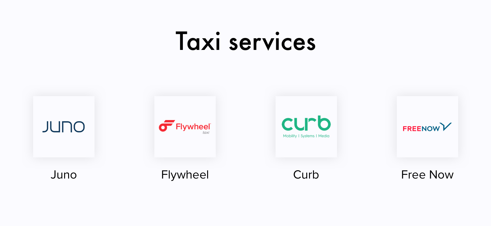 Taxi services