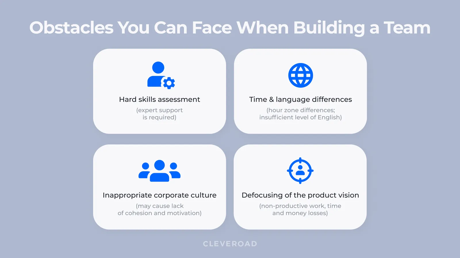 obstacles in building a team