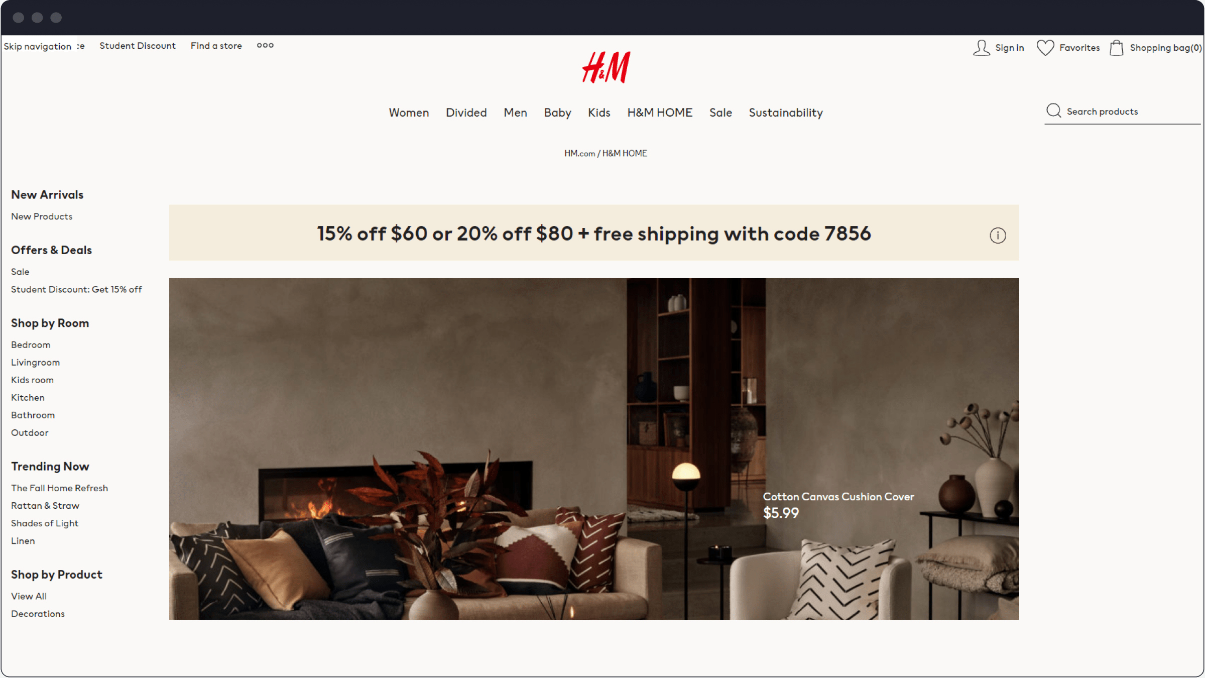 Create eCommerce website