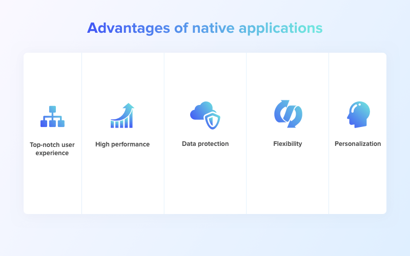 Benefits of native applications