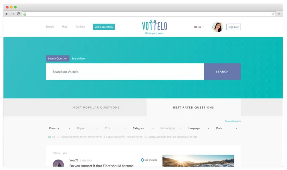 How we developed Vottelo