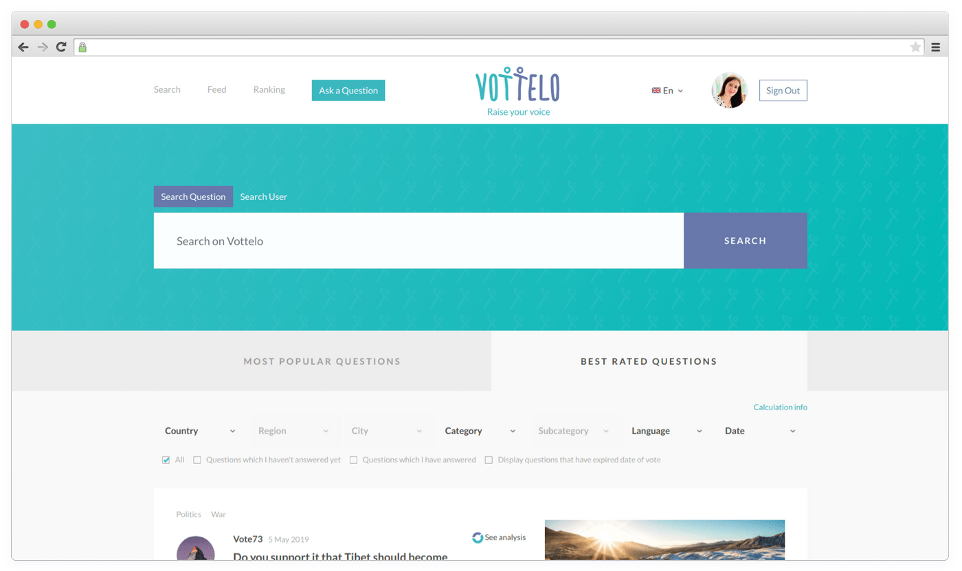 How we developed Vottelo