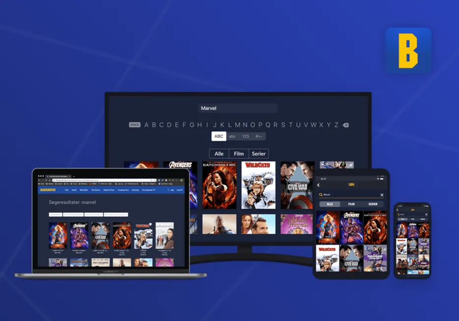 Blockbuster on-demand video streaming service