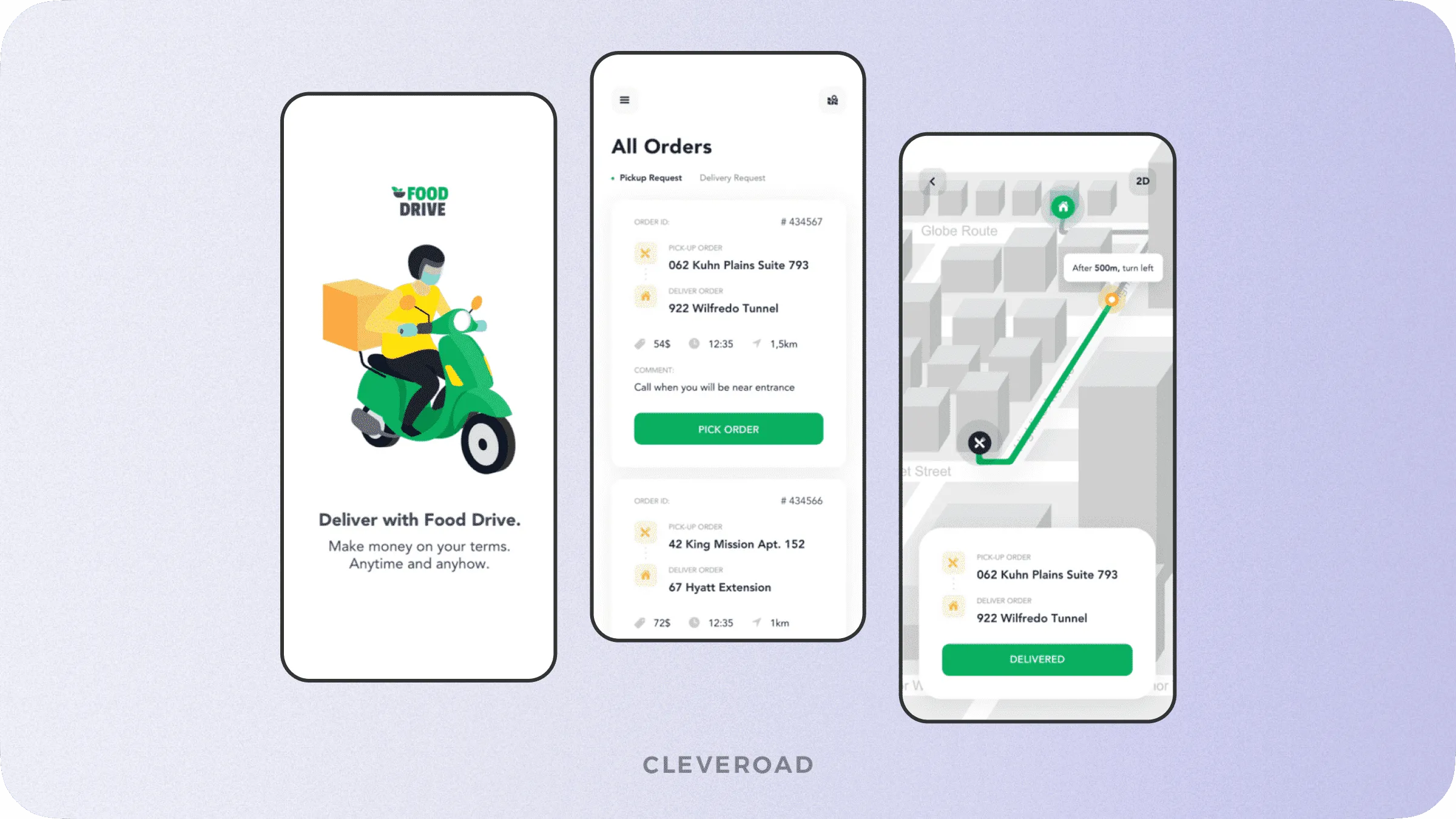Build an on-demand delivery app: Courier app