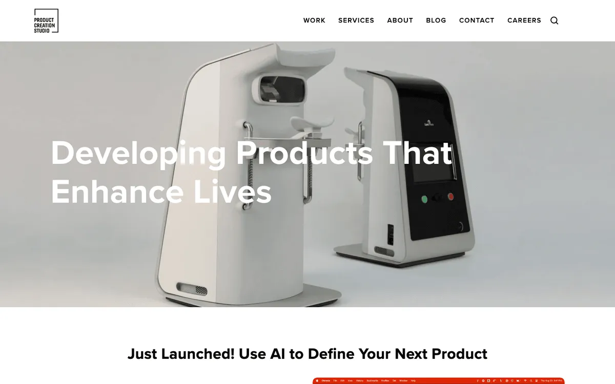 Product Creation Studio MedTech device engineering company