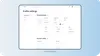 Profile settings example