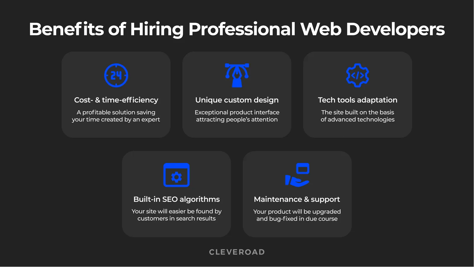 hiring web developers benefits