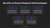 hiring web developers benefits