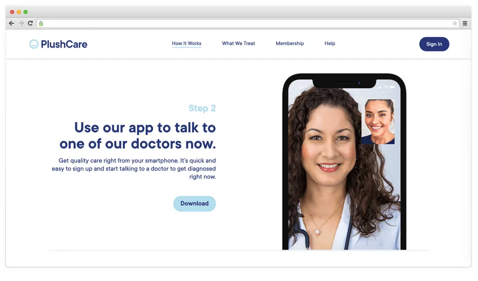 Online doctor visit