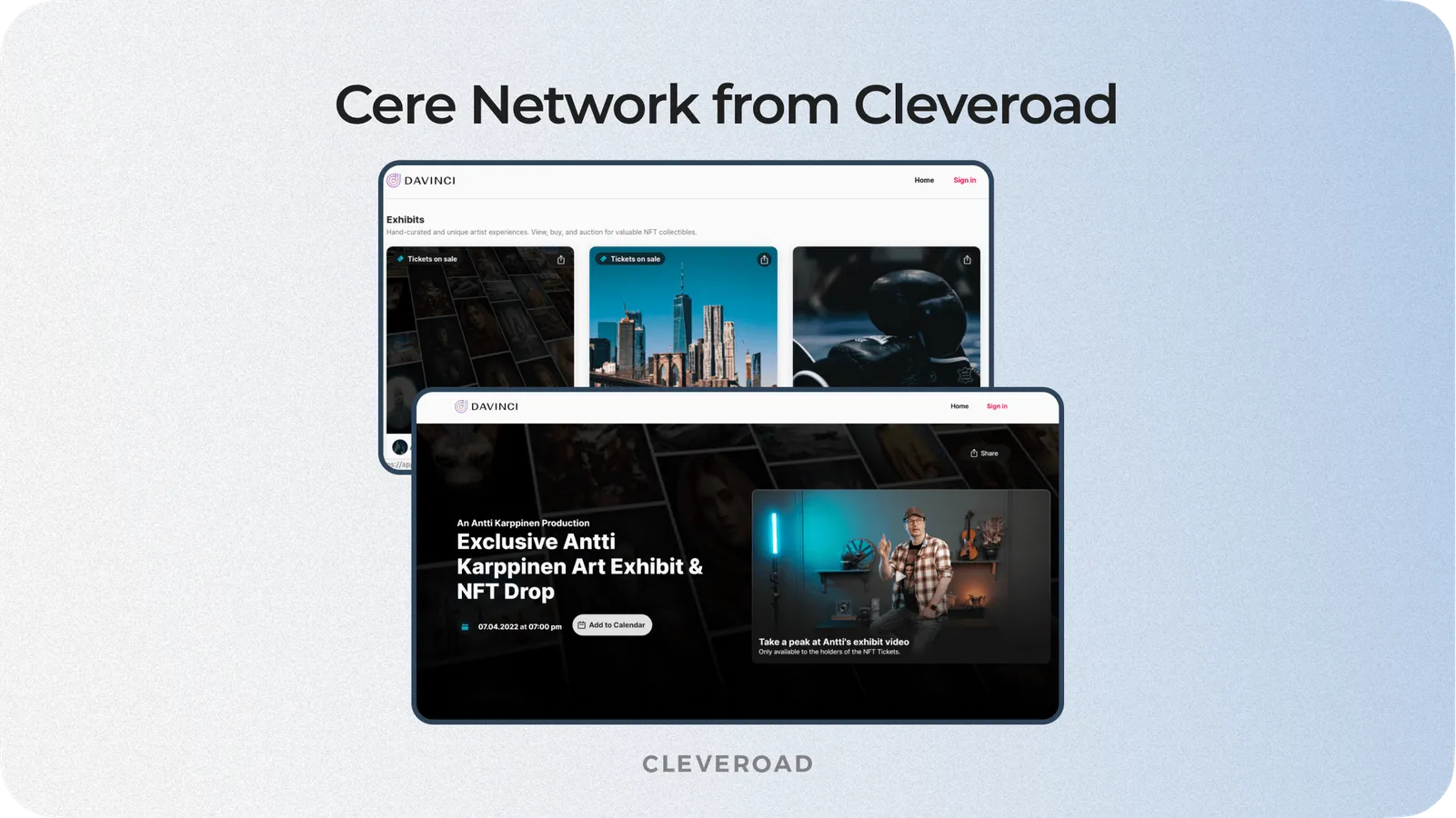 Cere Network NFT marketplace by Cleveroad