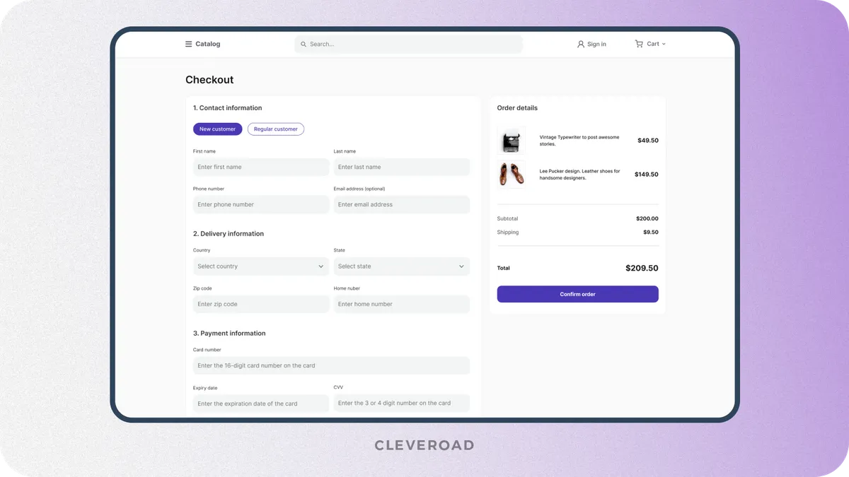 Checkout module