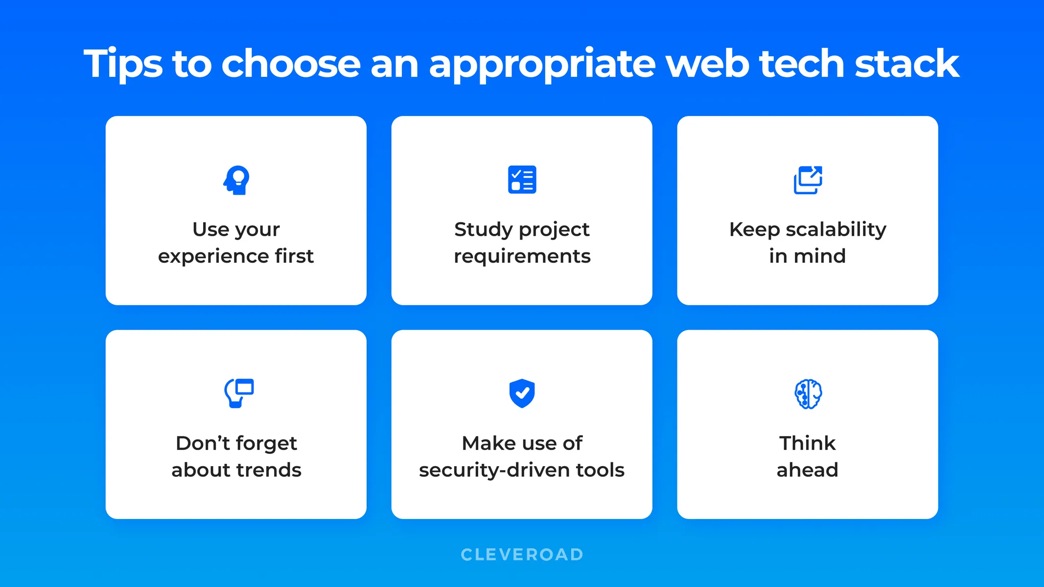 Choose web stack