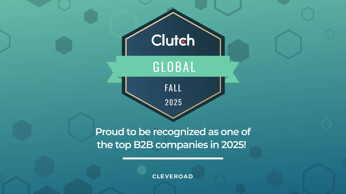 Cleveroad Clutch Global Fall Award Winner