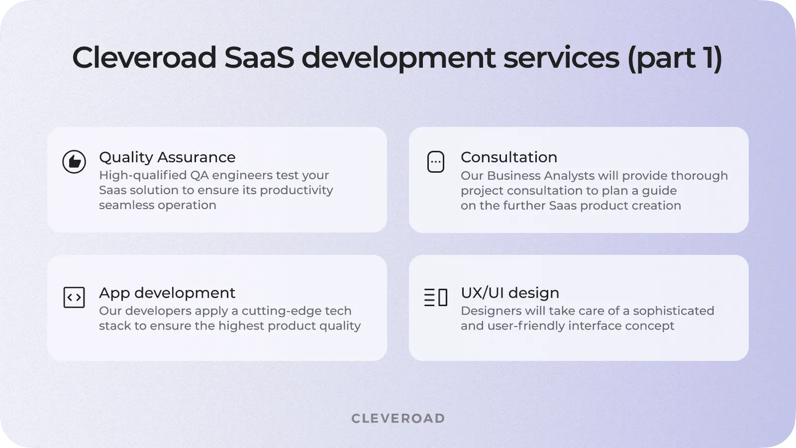 Cleveroad SaaS App Development