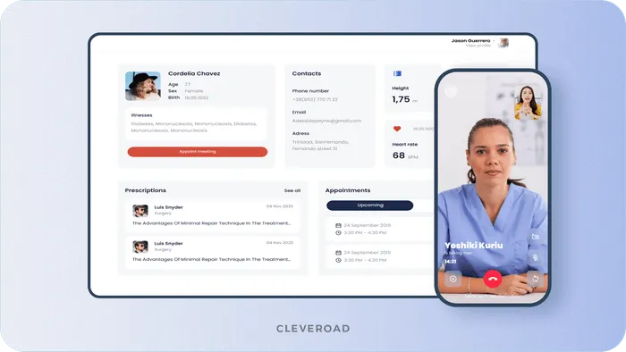 Clinic management system by Cleveroad