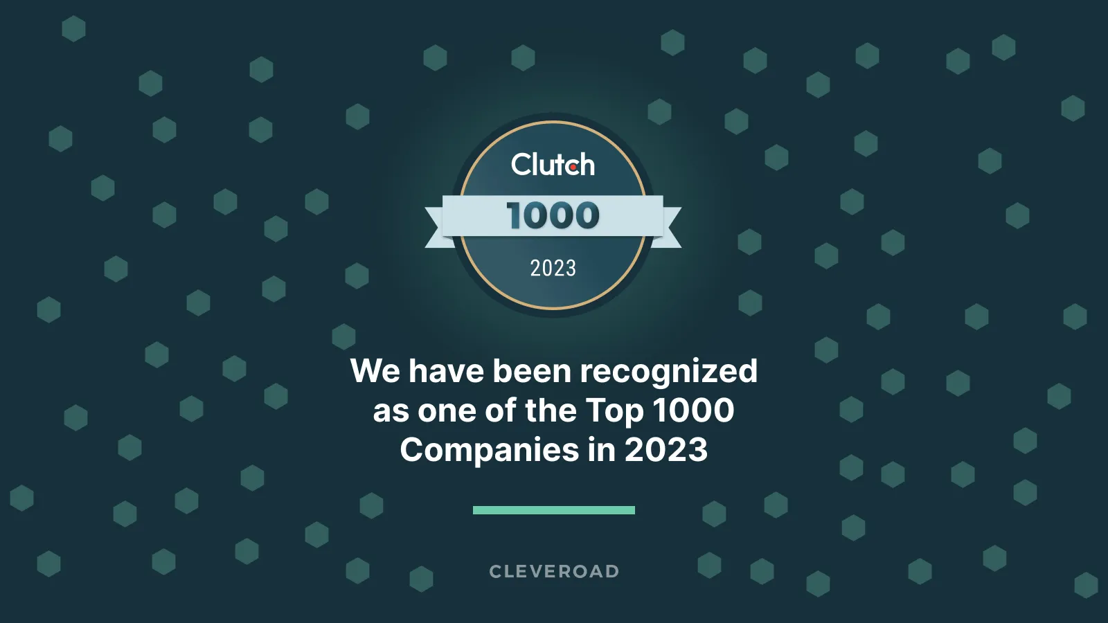 Clutch ranks Cleveroad among the top-rated 1000 service providers for 2023