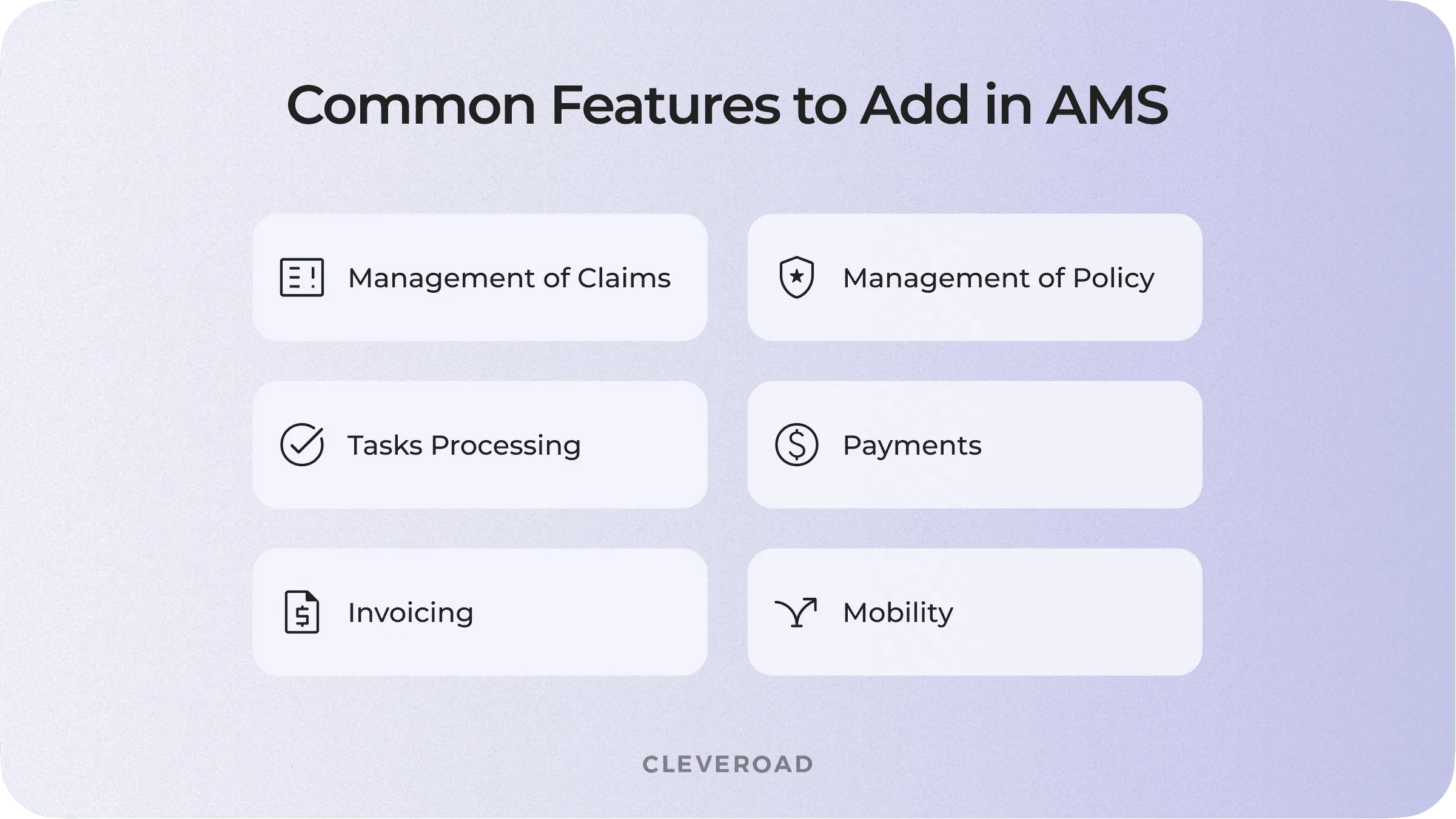 Common features to Add in AMS