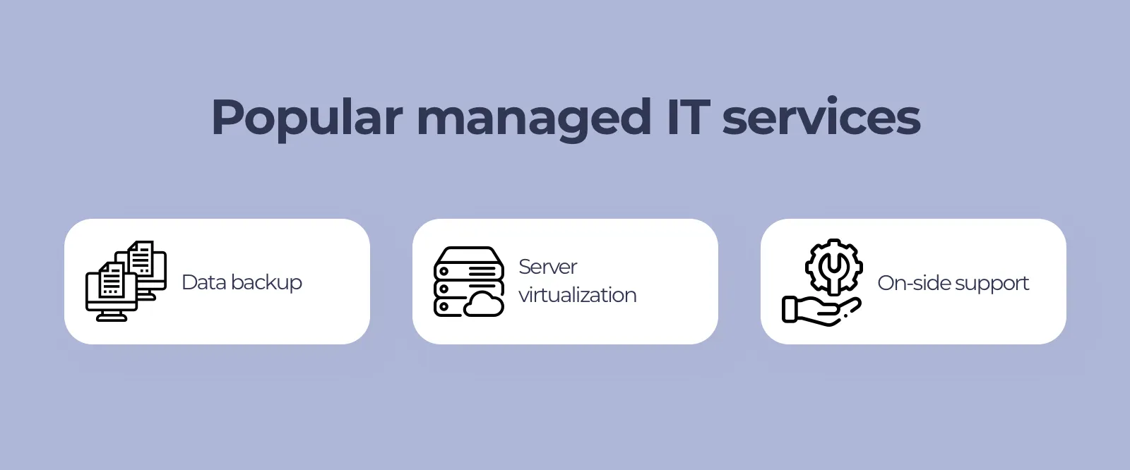 Common managed IT services pricing