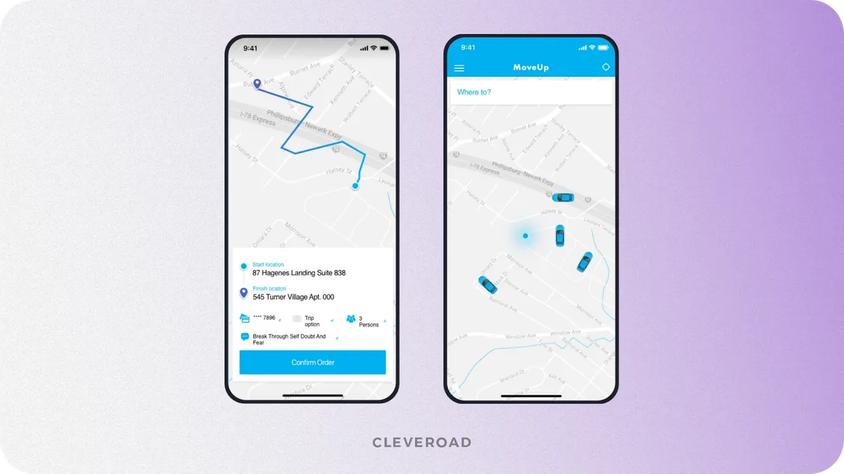 create rideshare app