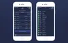 Cleveroad case study: cryptoTickr home screen
