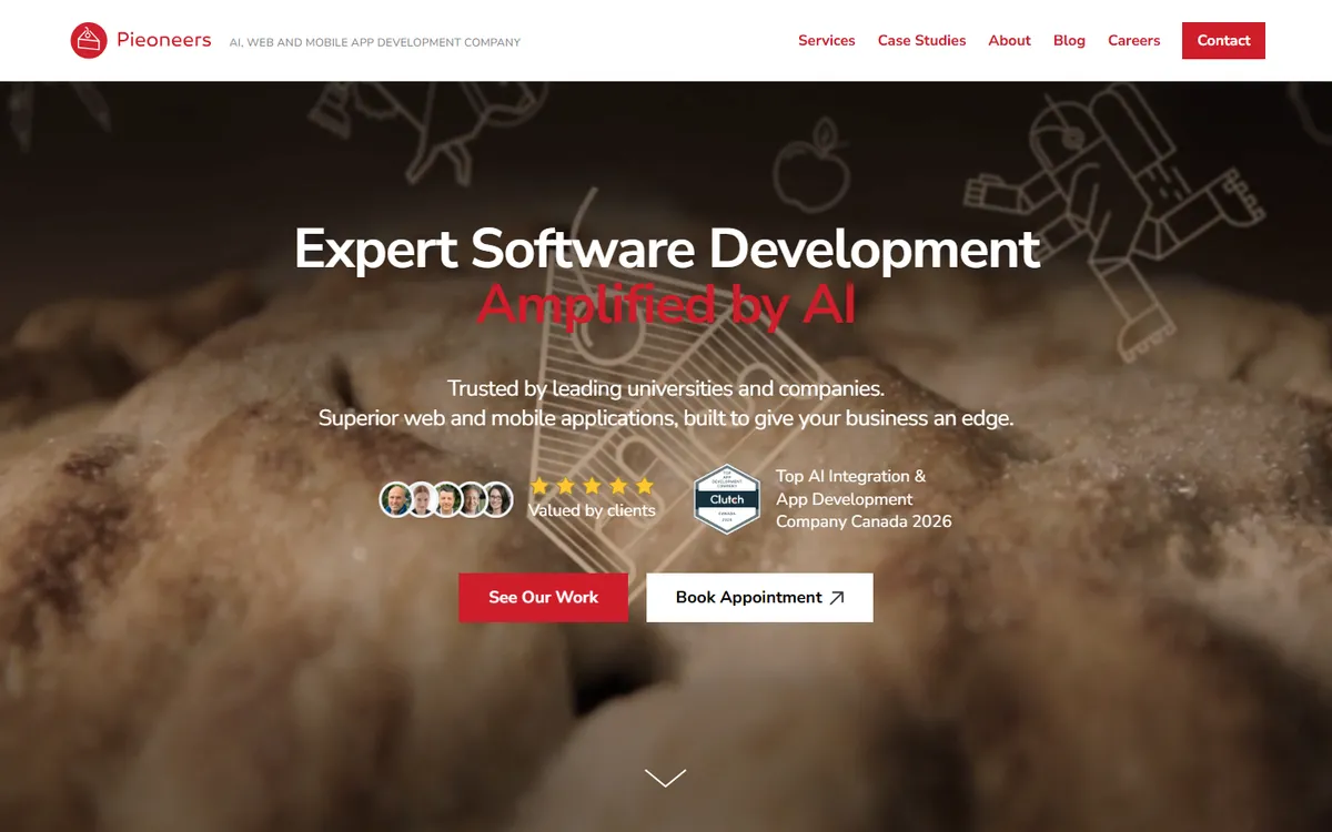Pieoneers mobile app development company in Canada